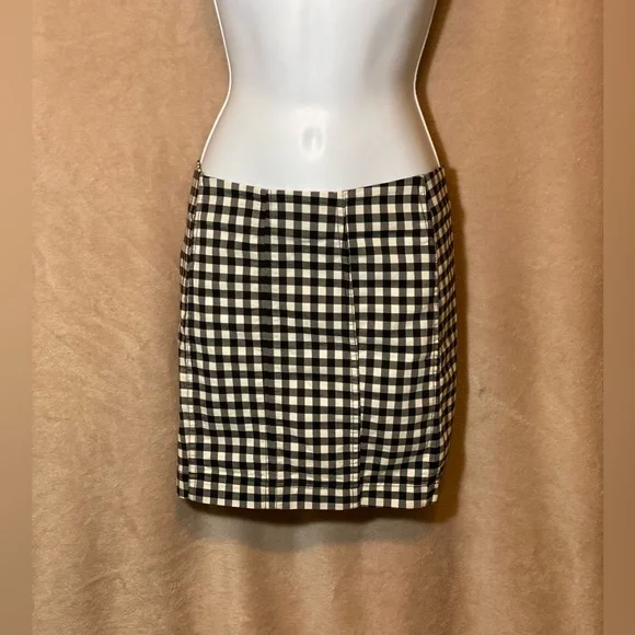 Free People gingham print skirt - Picture 2 of 8